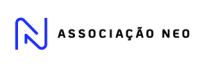 Logotipo da Associação Neo com uma letra N azul estilizada à esquerda e as palavras ASSOCIAÇÃO NEO em letras maiúsculas pretas à direita