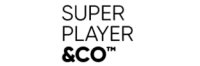 Logo da SUPER PLAYER &CO™ na cor preto, com o &CO™ em negrito.